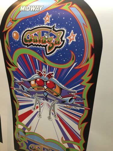 Galaga Arcade Game Side Art Kickplate Pc Set Polycarbonate Cpo Highest Quality Ebay