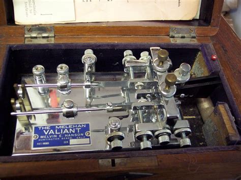 Qrz Ham Radio Melehan Valiant Cw Morse Code Keyer Telegraph Key