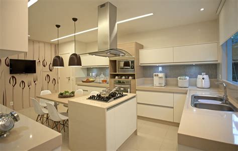 Cozinha Com Ilha Central Mais De 125 Modelos De Projetos Lindos