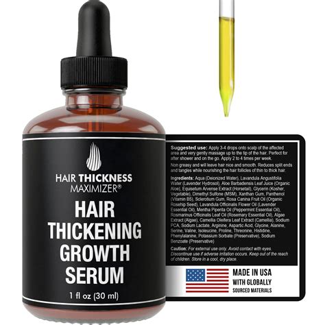 buy hair growth serum hair loss prevention treatment by hair thickness maximizer best natural