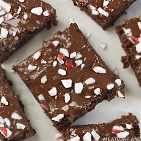 Easy Peppermint Brownies Recipe One Bowl Meatloaf And Melodrama