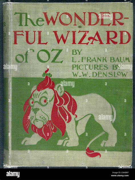 Wonderful Wizard Of Oz First Edition Book Cover Written By Frank
