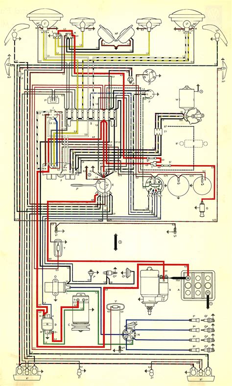 Staircase wiring circuit diagram electrical technolgy. TheSamba.com :: Type 3 Wiring Diagrams