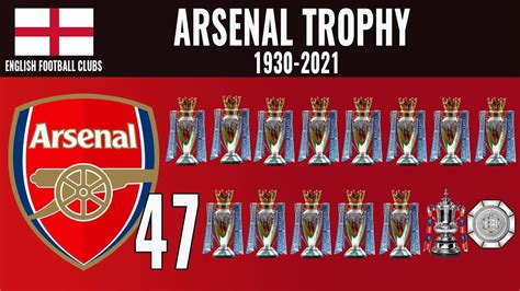 Arsenal Fc All Trophy 🏆 1930 2021 Youtube
