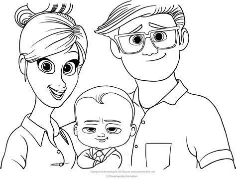 Boss Baby Coloring Pages At Getdrawings Free Download