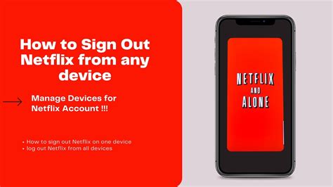 How To Sign Out Netflix 2021 Log Out Netflix From All Devices Or Any