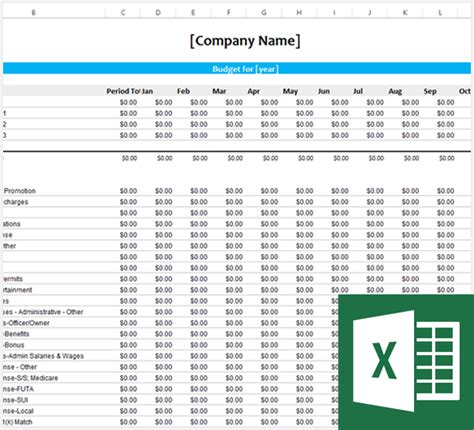 Get 12 21 Business Budget Template Free Png Png
