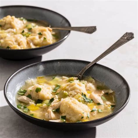 Chicken And Leek Soup With Parmesan Dumplings Americas Test Kitchen