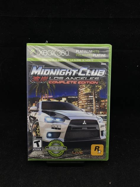 Midnight Club Los Angeles Complete Edition Xbox 360 Sealed Most