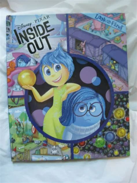 Disney Pixar Look And Find Inside Out~search Puzzle Activity Book~hc