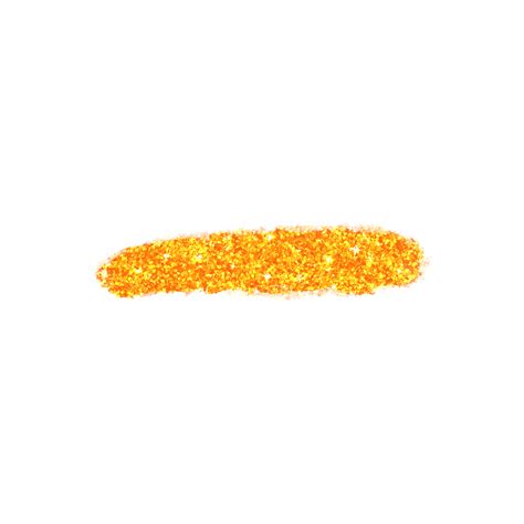 Orange Glitter Brush Stroke 9590976 Png