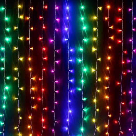 Curtain Of Lights Torchstar 9 8ft X 9 8ft Led Curtain Lights Starry