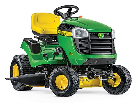 John Deere E110 42 Inch 19 Hp Gas Hydrostatic Lawn Tractor The Home