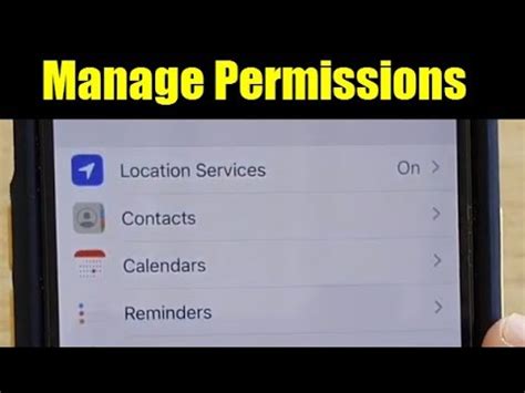 That's good news for iphone users, who no. How to Manage App Permissions on Your iPhone or iPad | iOS ...