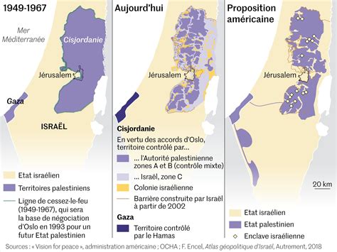 The following map shows you the division of land between israel and palestine from 1948 to 2005. Israël-Palestine (1949-2020) • Carte • PopulationData.net