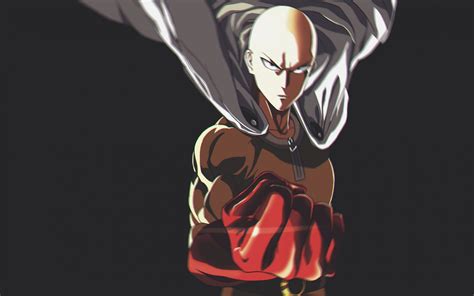 Download 1680x1050 Wallpaper Saitama Bald Man From One Punch Man Anime