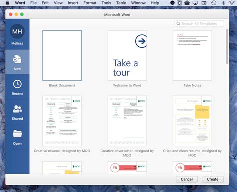 How To Configure Microsoft Word For Mac To Launch With A New Document