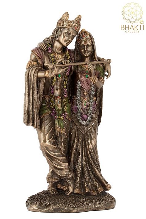 radha krishna statue 28 cm bonded bronze radha krishna etsy krishna statue goddess statue