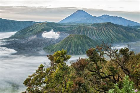 Indonésie Volcans Du Parc National De Bromo Tengger Semeru