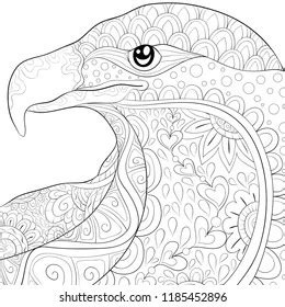 eagle coloring pages images stock  vectors shutterstock