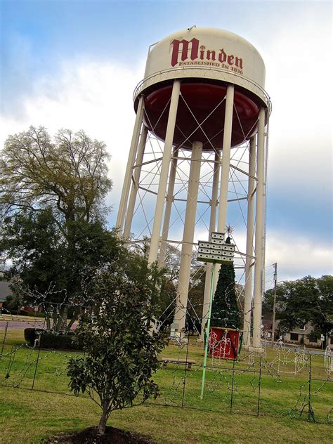 Water Tower Minden La Water Tower In Minden Louisiana Flickr