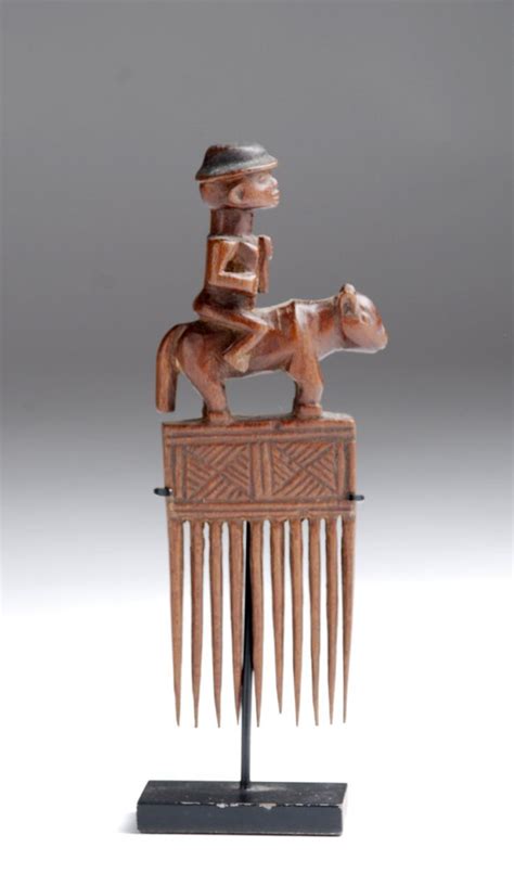 Africa Comb From The Chokwe People Of Dr Congo Wood Африканское