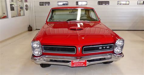 1965 Pontiac Gto 12 Miles Red 2 Door Hard Top 389 Manual 4 Speed