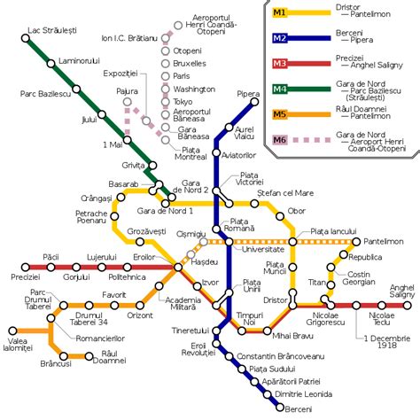Stiri Directe Hartă Metrou București Cum Arată Aceasta și Ce Linii