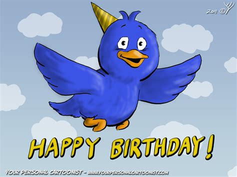 Blue Bird Birthday Clip Art Your Personal Cartoonist