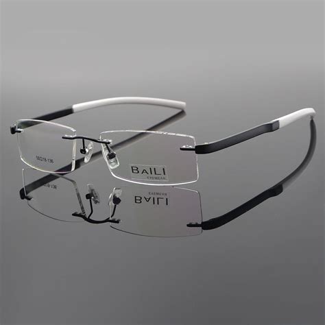 Tr90 Half Rimless Myopia Eyeglasses Frames Optical Eyewear Rx Able Buy At The Price Of 17 24