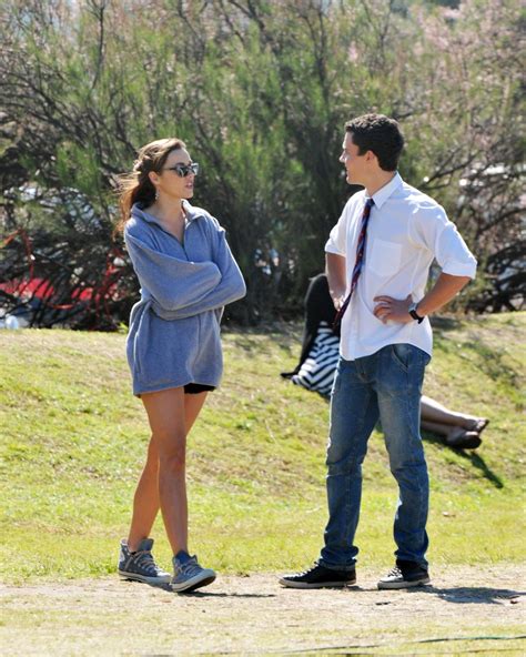 Demi Harman On The Set Of Home And Away At Palm Beach In Sydney