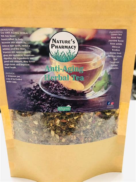 Anti Aging Herbal Tea Nature S Pharmacy Maboneng South Africa