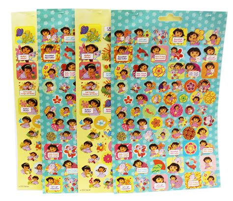 Dora The Explorer Dora And Boots Best Friends Assorted Sticker Sheets