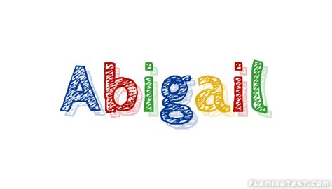 Abigail Logo Outil De Conception De Nom Gratuit à Partir De Texte