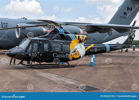 Bell Ch 146 Griffon Helicopter Of The Canadian Armed Forces On The