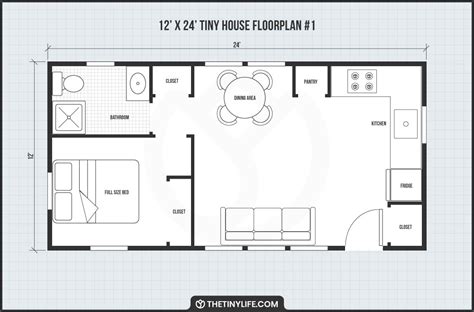 12 X 24 Tiny Home Designs Floorplans Costs And More The Tiny Life