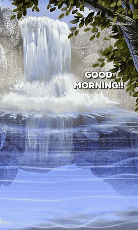 Waterfall Sunrise Good Morning   Descoperit De Iriska