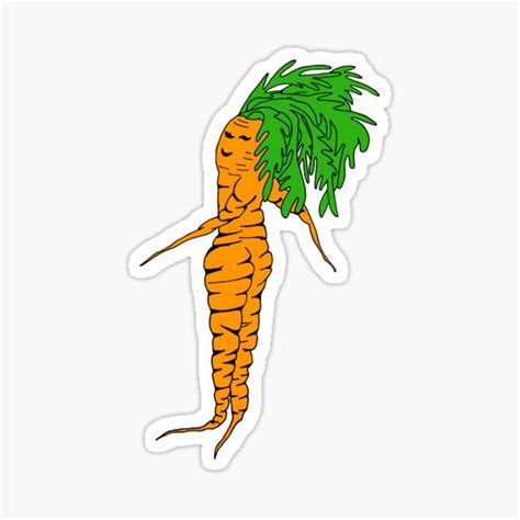 Carrot Sticker For Sale By Plaviorao Redbubble