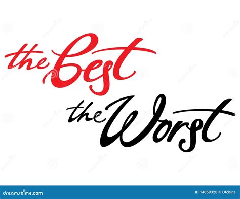 The Best The Worst Stock Vector Illustration Of Surprise 14859320
