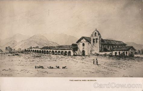 The Santa Inez Mission Solvang Ca Postcard