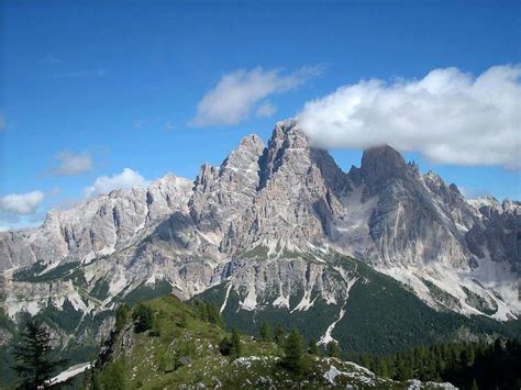 Monte Cristallo Belluno Dolomiti Veneto Italia Italian Alps