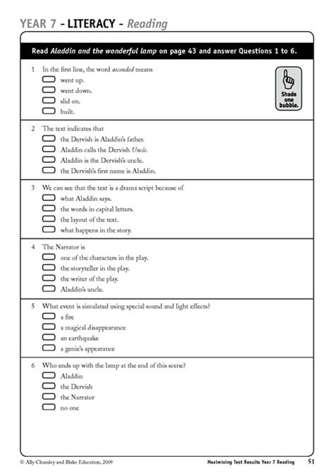 Give the answer, in cm. Maximising Test Results - NAPLAN*-style Literacy: Year 7 ...