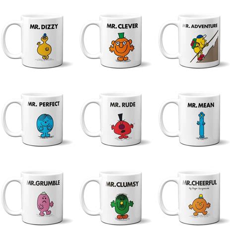 Mr Men Inspired Novelty Funny Joke Cartoon Coffee Tea Mug Cup Etsy