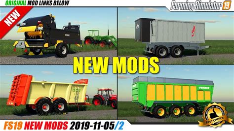 Fs19 New Mods 2019 11 052 Review Youtube