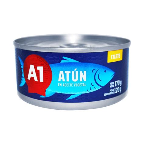 0000327 filete de atún en aceite vegetal a 1 lata 170 g