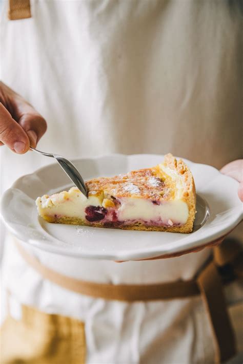 Cherry Custard Tart Clafoutis Rich And Extra Creamy Perfect For