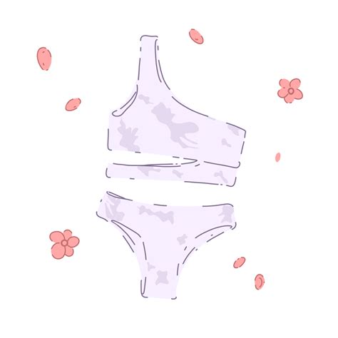 Bikini Illustration Vector Art Png Cute Sweet Bikini Simple