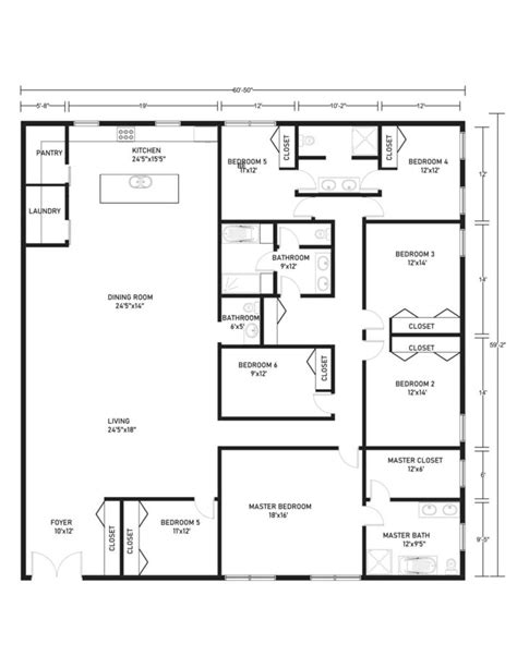 6 Bedroom Barndominium Floor Plans The 9 Best Available