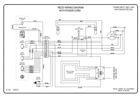 It shows the components of the circuit as simplified shapes, and the power and signal connections between the devices. Wiring Diagrams - Royal Series - Royal Range of California