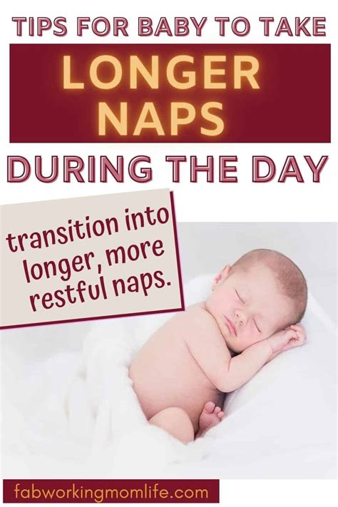 How To Get Your Baby To Take Longer Naps During The Day Fab Working Mom Life